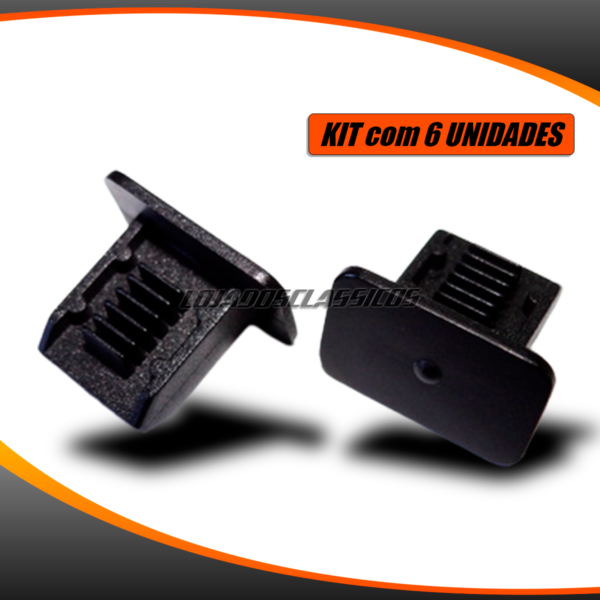 Kit 6 Grampos Presilha Do Teto Golf 1994 A 1998 Gti Glx Gl