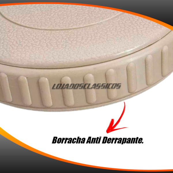 Roldana Manopla Banco Bege Vw Jetta Golf Bora New Beetle - Imagem 3